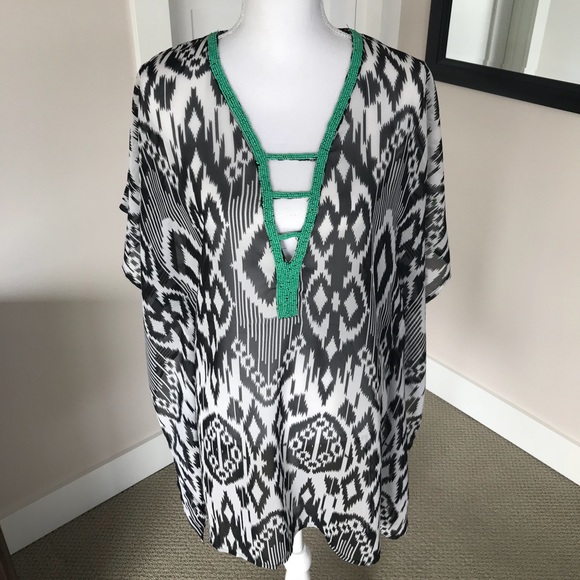 Club Z Collection Other - Beaded Coverup